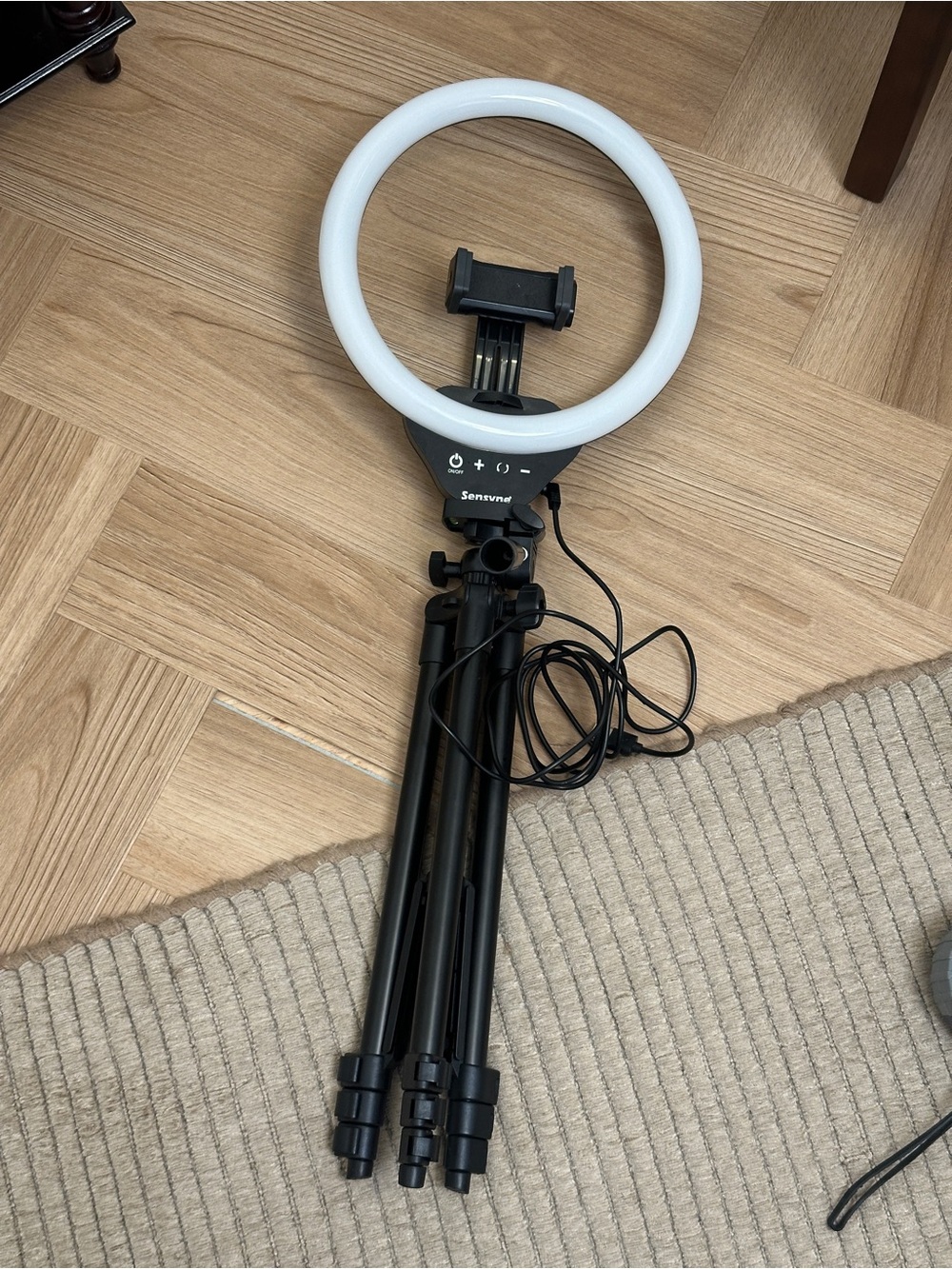 Sensyne 14" Ring Light with Tripod Stand, LED Circle Light with Phone Holder